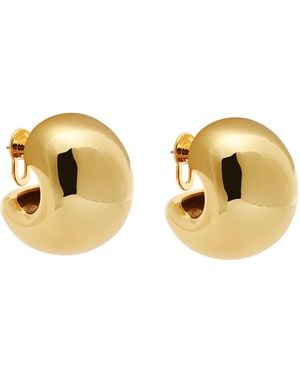 Jenny Bird Gemma 14Kt-Plated Hoop Earrings - Metallic