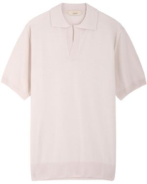 Aurélien Wool Polo Shirt - Pink