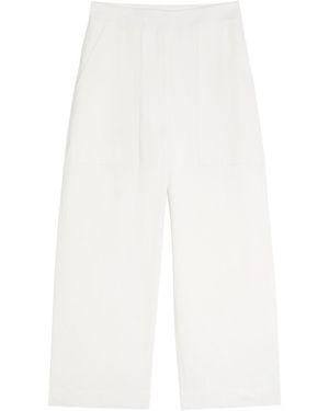 Studio Nicholson Twist Straight-Leg Cotton Trousers - White