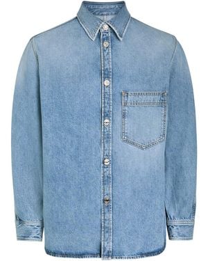 Givenchy Denim Overshirt Jacket - Blue