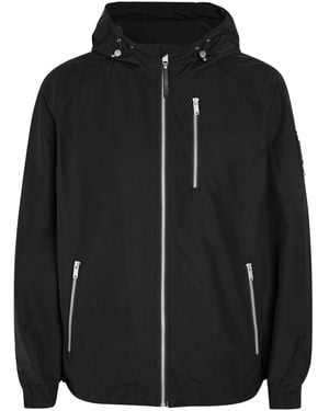 Moose Knuckles Charlesbourg Hooded Shell Jacket - Black