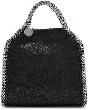 Stella McCartney Falabella Tiny Faux Suede Tote - Black
