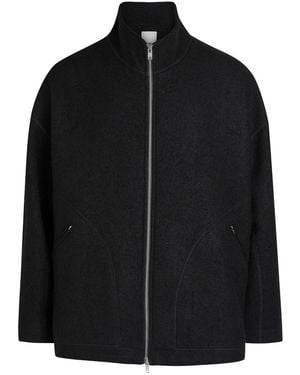 YMC Aaron Zip Wool Jacket - Black