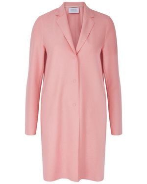 Harris Wharf London Cocoon Wool-felt Coat - Pink
