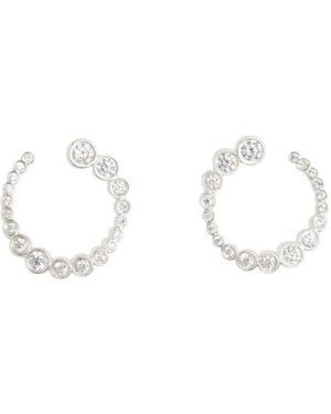 RAGBAG Odette 925 Sterling Spiral Earrings - Metallic