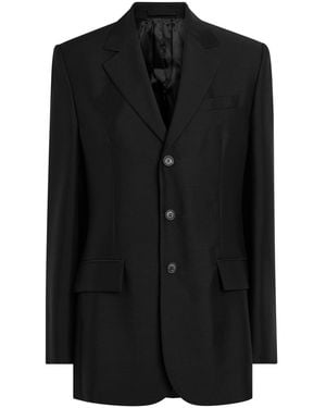 Wardrobe NYC Mohair-Blend Blazer - Black