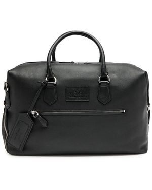 Polo Ralph Lauren Grained Leather Holdall - Black