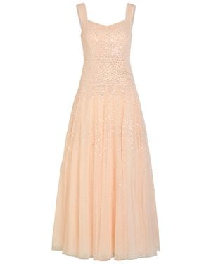 Needle & Thread Sunrise Sequin-Embellished Tulle Gown - Natural