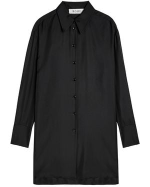 Rohe Silk Shirt - Black