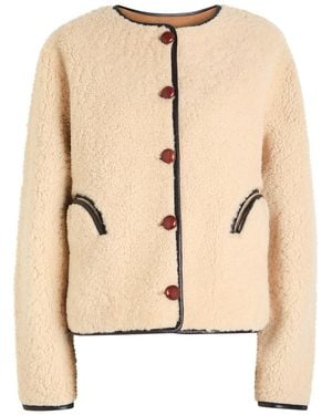 Blazé Milano Tatoosh Reversible Shearling Jacket - Natural