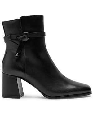 Jimmy Choo Lawton 65 Leather Ankle Boots - Black