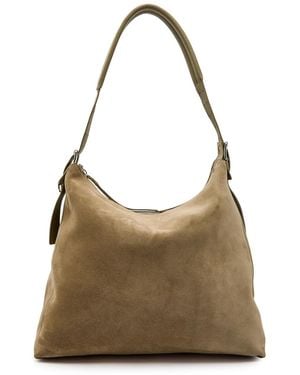 Lemaire Belted Leather Hobo Bag - Brown