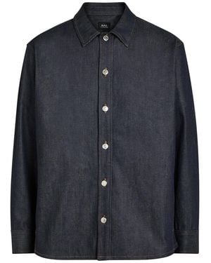 A.P.C. Surchemise Denim Overshirt - Blue