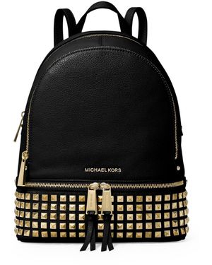 MICHAEL Michael Kors Rhea Large Backpack - Black