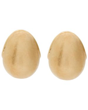 Jacquemus Les Bouclés Raisin Brushed Drop Earrings - Natural