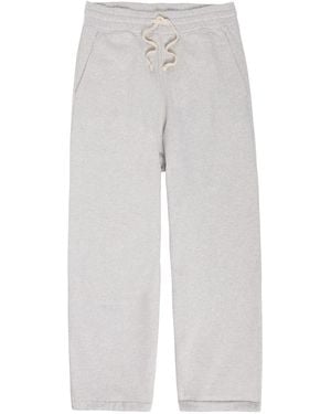 Picante Everyday Wide-Leg Cotton Joggers - Grey