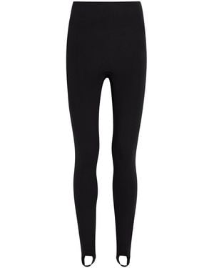Spanx Ponte Stirrup Stretch-Jersey Leggings - Black