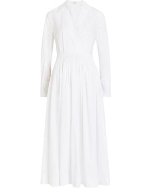 JOSEPH Kathe Cotton-Poplin Midi Shirt Dress - White