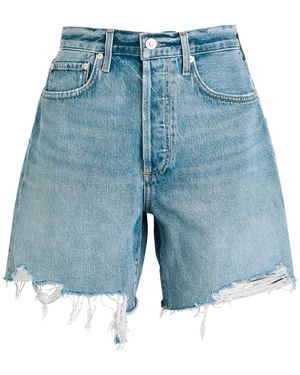 Citizens of Humanity Marlow Long Denim Shorts - Blue