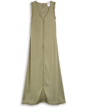 Day Birger et Mikkelsen Dasha Fringe-Trimmed Crepe Midi Dress - Green