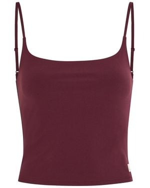 Vuori Allthefeels Stretch-Jersey Workout Tank Top - Purple