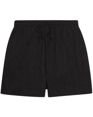 Raith Silvano Crinkled Cotton Shorts - Black