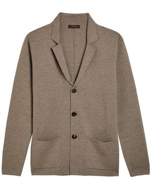 Slowear Wool Cardigan - Brown