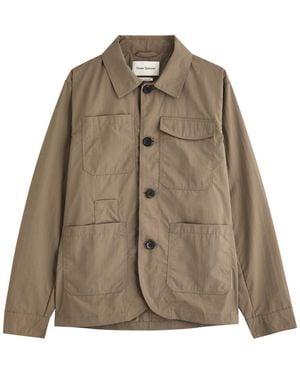 Oliver Spencer Hythe Shell Overshirt - Brown