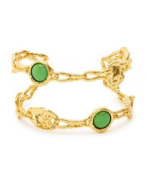 Alexis Brut 14Kt-Plated Cuff - Metallic