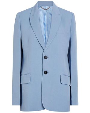 Victoria Beckham Woven Blazer - Blue