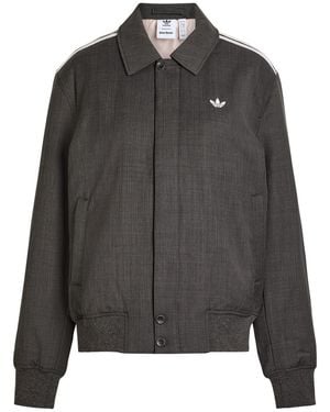 Wales Bonner Adidas X Quilted Wool-Blend Jacket - Gray