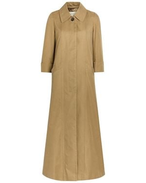 Dries Van Noten Rimi Cotton Trench Coat - Natural