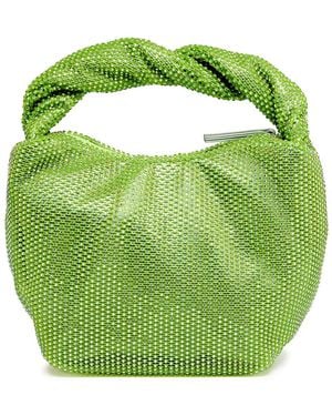Stine Goya ziggy Mini Embellished Satin Top Handle Bag - Green