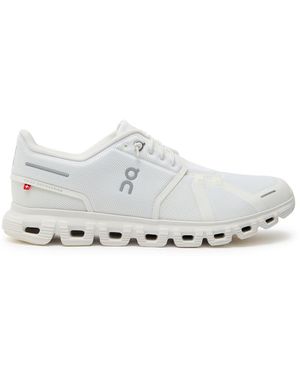 On Shoes Cloud 6 Panelled Mesh Trainers - White