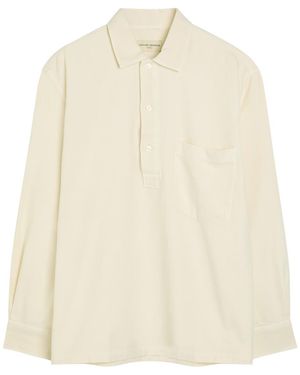 Officine Generale Jordy Cotton-Twill Shirt - Natural
