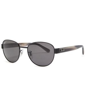 Ray-Ban Round-Frame Sunglasses - Grey