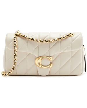 COACH Tabby 26 Quilted Leather Shoulder Bag - Natural