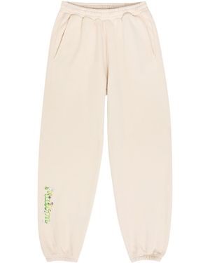 Malbon Grateful Dead Printed Cotton Sweatpants - Natural