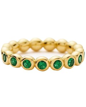 Missoma Tennis Eternity Stacking Ring - Yellow
