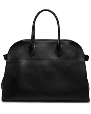 The Row Soft Margaux 15 Bag - Black