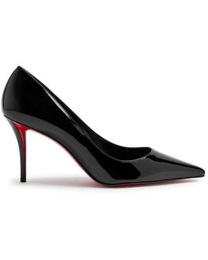 Christian Louboutin Miss Z 80 Patent Leather Court Shoes - Black