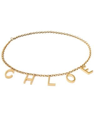 Chloé The Chloé Letters Belt - Metallic
