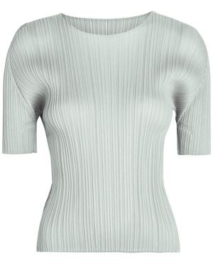 Pleats Please Issey Miyake Pleated Top - Grey
