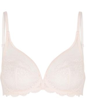 Simone Perele Reve Lace Underwired Plunge Bra - Natural