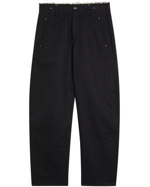 Maria McManus Hollywood Bow Leg Barrel-Leg Jeans - Blue
