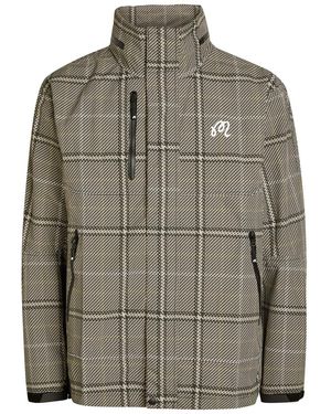 Malbon Jackson Patterned Shell Jacket - Gray