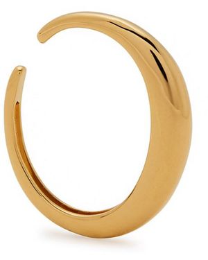 Nina Gordon Jean Small 14Kt Vermeil Ear Cuff - Metallic