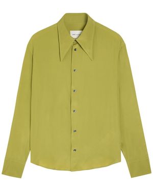 Ami Paris Woven Shirt - Green
