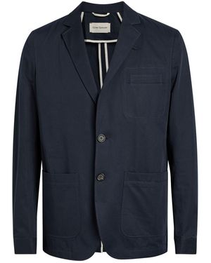Oliver Spencer Theobald Cotton Blazer - Blue