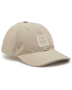 Loewe Anagram Canvas Cap - Natural
